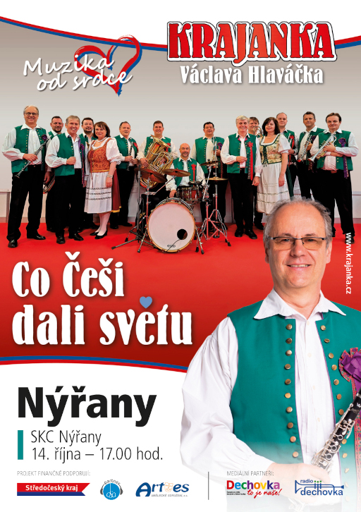 Koncert - Co Češi dali světu - Nýřany - 14. října 17:00