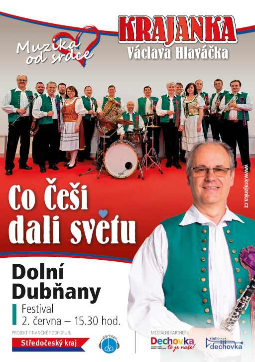 Koncert - Co Češi dali světu - Dolní Dubňany - 2. června 15:30