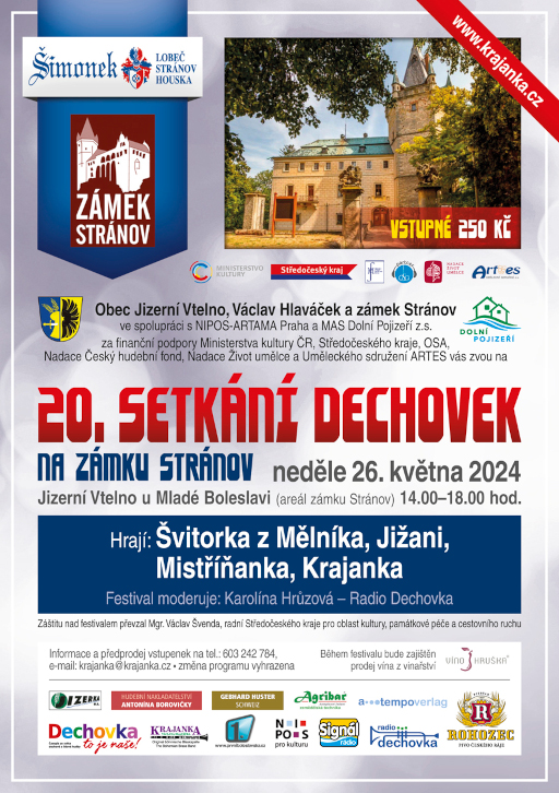 Leták Vtelenská dechparáda